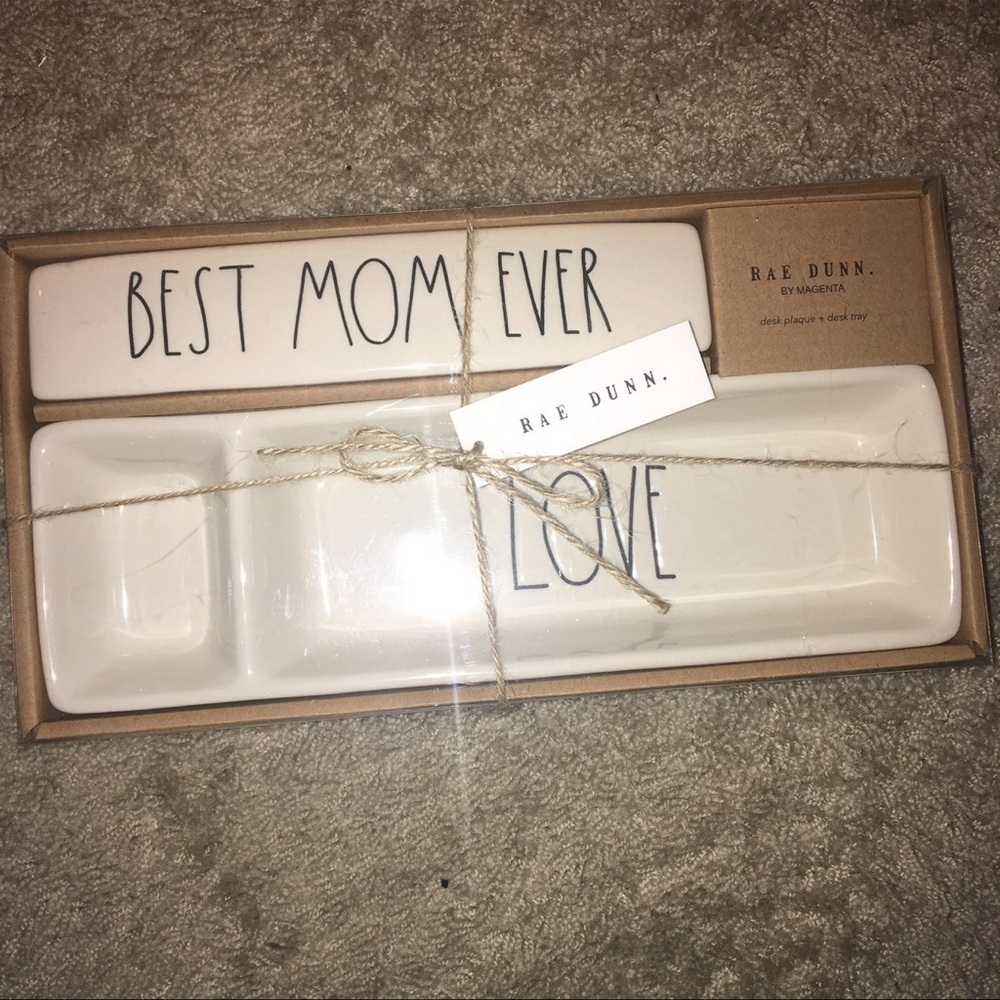 Rae Dunn Best Mom Desk Set‎
